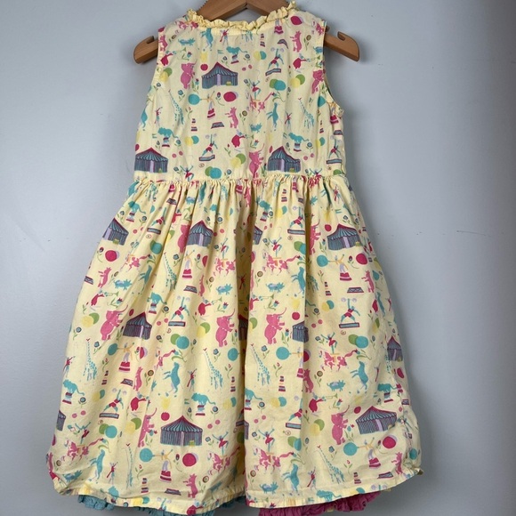 Cornelloki Dress Carnival Circus Yellow Multicolour Girls Size 2 - Picture 2 of 10